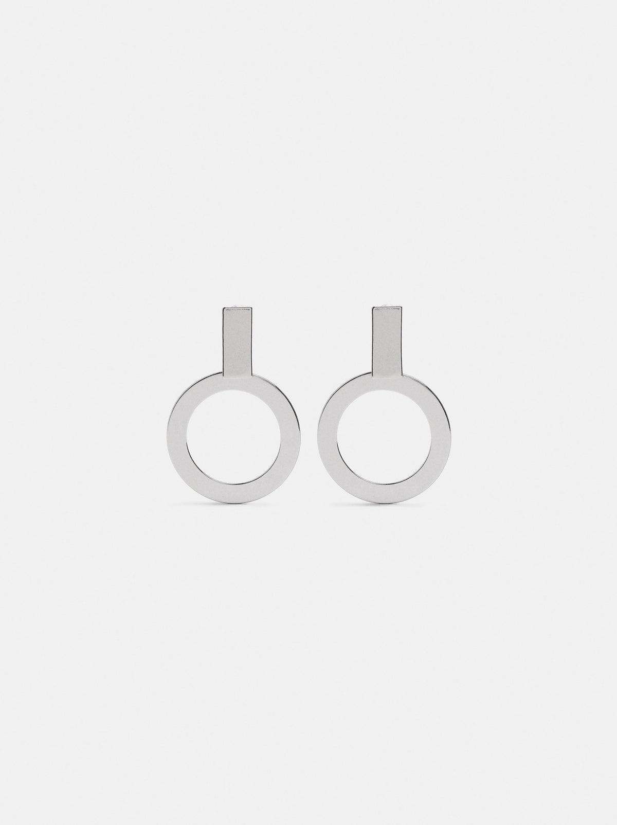 Silver Hoop Earrings