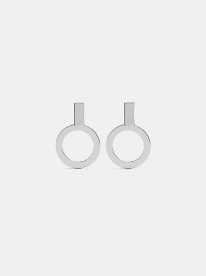 Silver Hoop Earrings