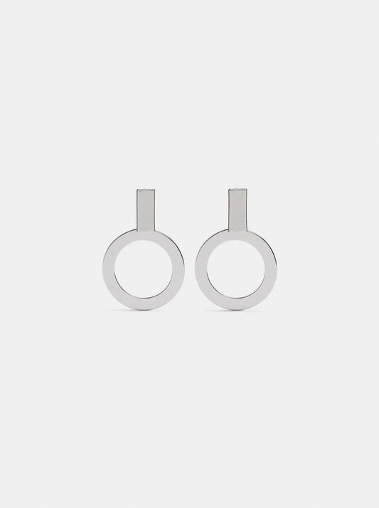 Silver Hoop Earrings