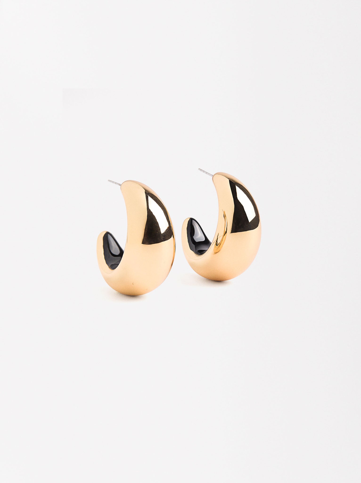 Enamel Hoop Earrings