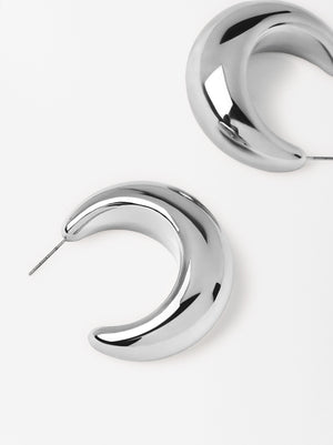 Silver Hoop Earrings