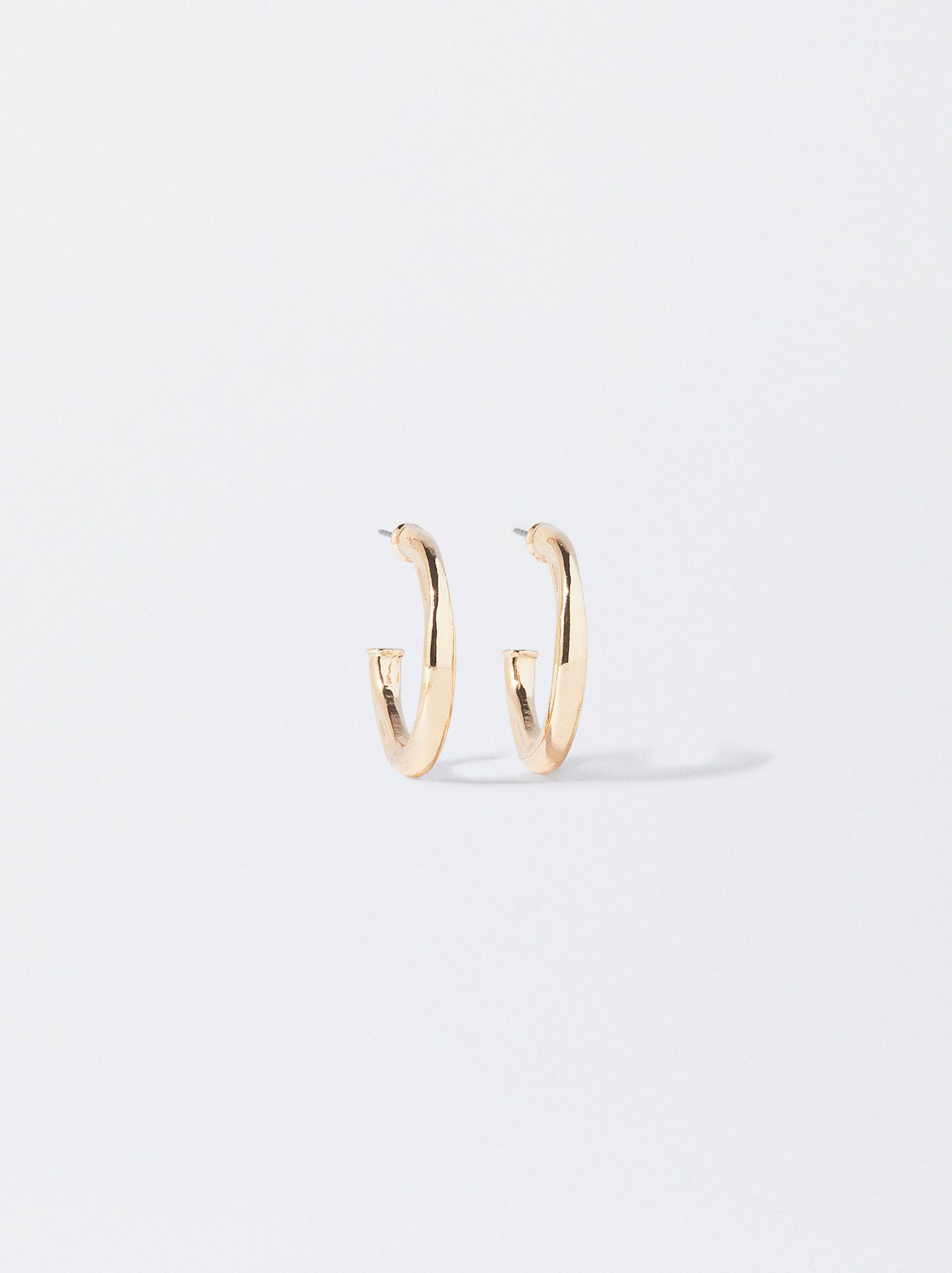 Golden Hoop Earrings