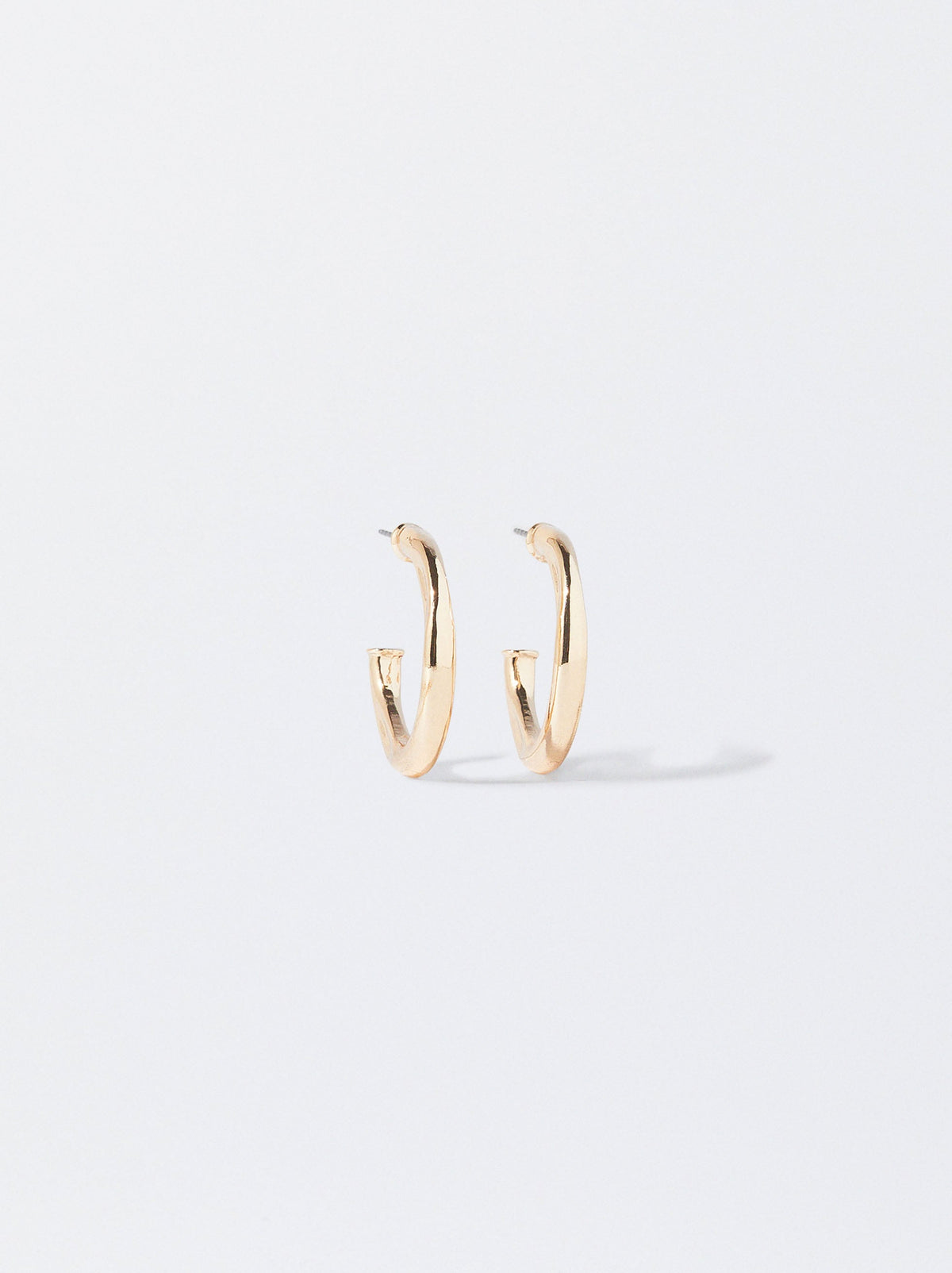 Golden Hoop Earrings