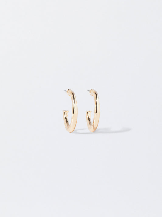 Golden Hoop Earrings
