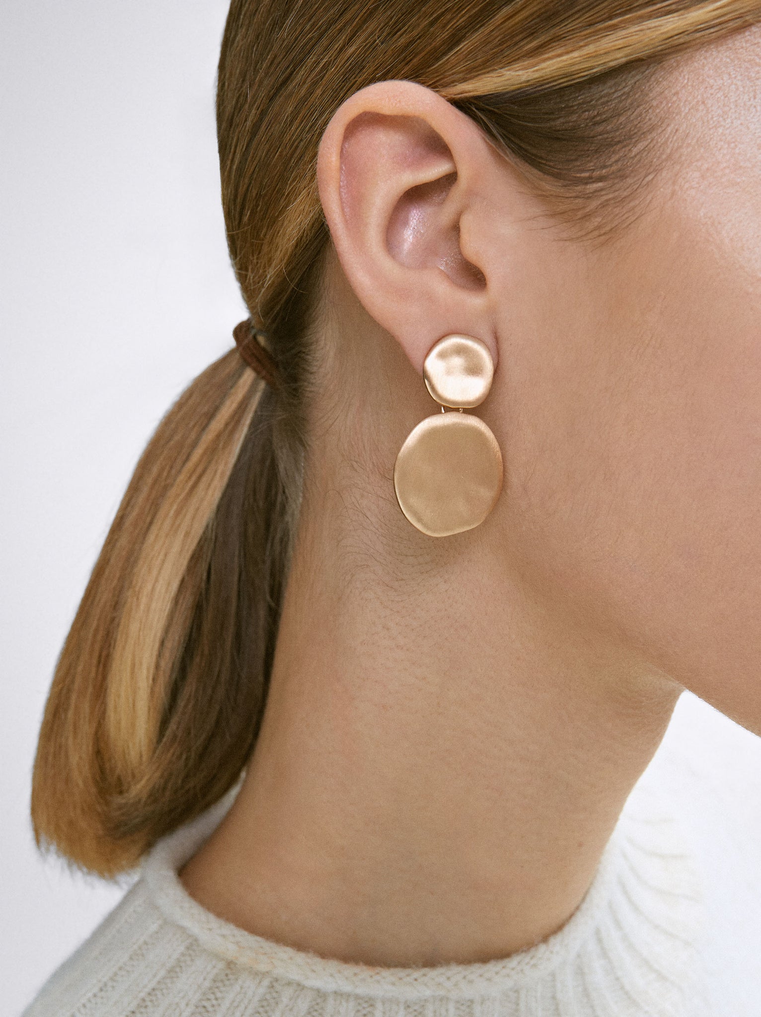 Matte Effect Earrings