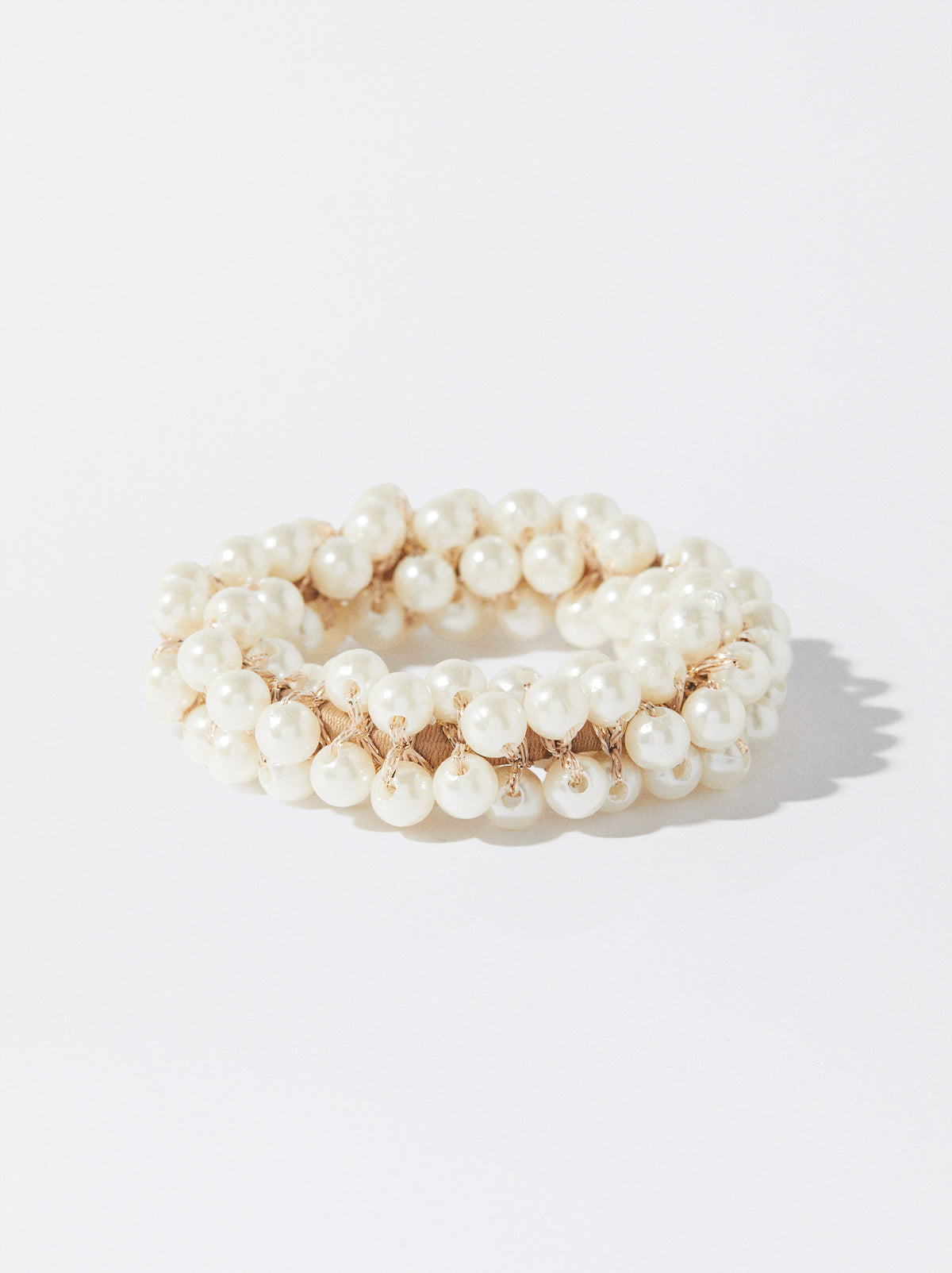 Scrunchie With Pearls