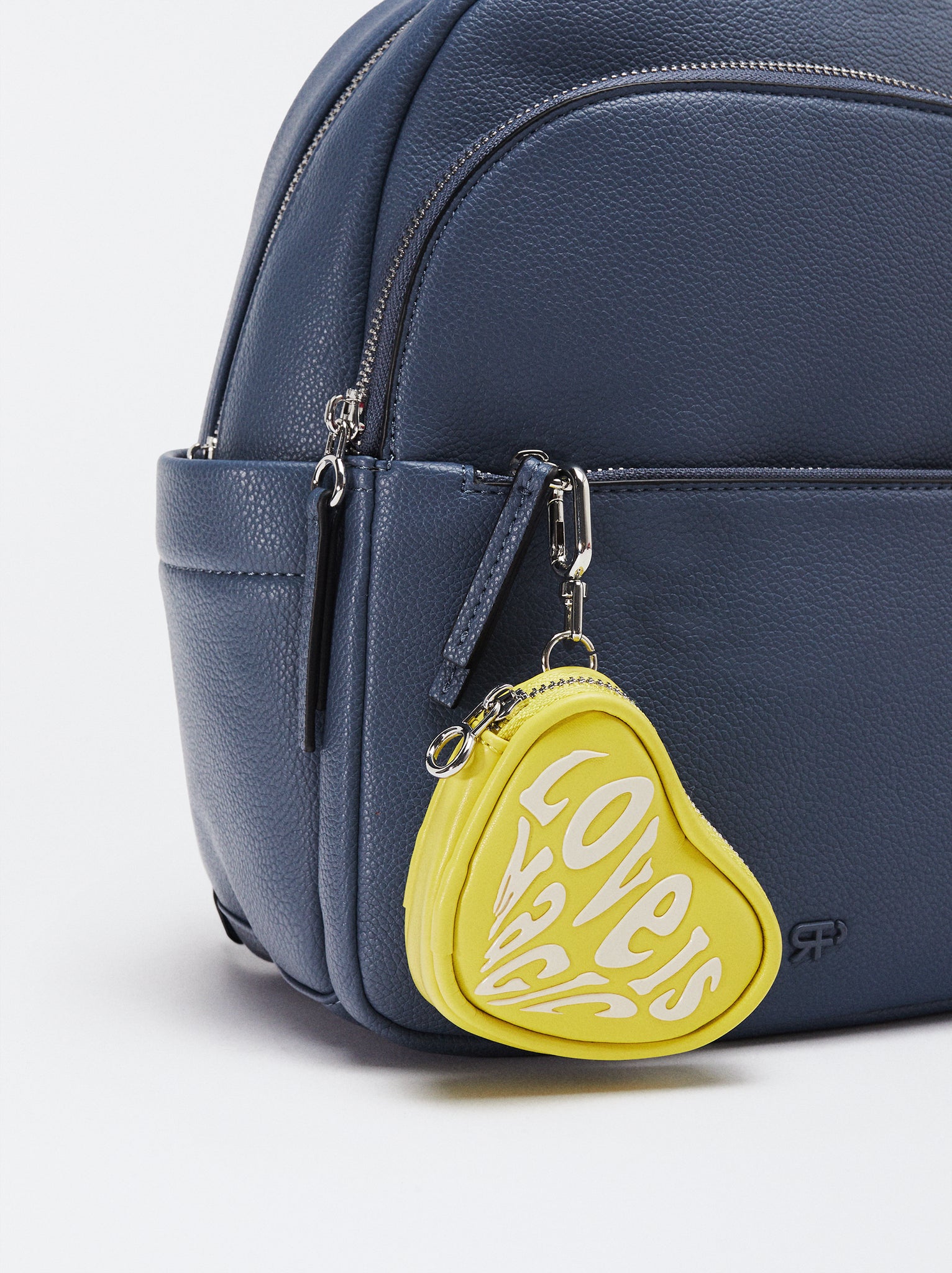 Backpack With Heart Pendant