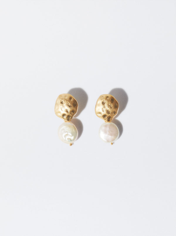 Earrings With Freshwater Pearl