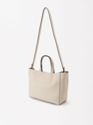 Personalized Leather Tote Bag