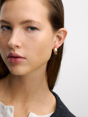 Golden Hoops Earrings