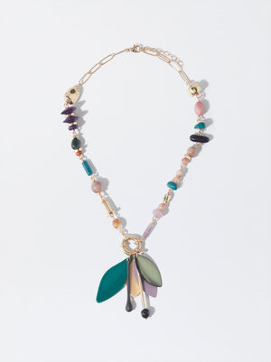 Multicoloured Necklace With Stones