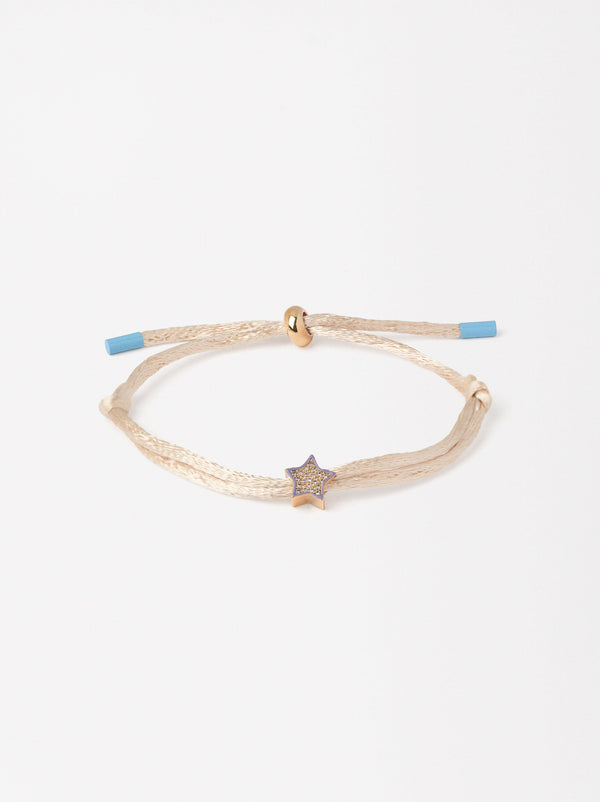 Adjustable Bracelet With Charm