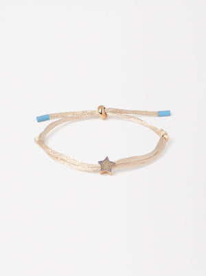 Adjustable Bracelet With Charm