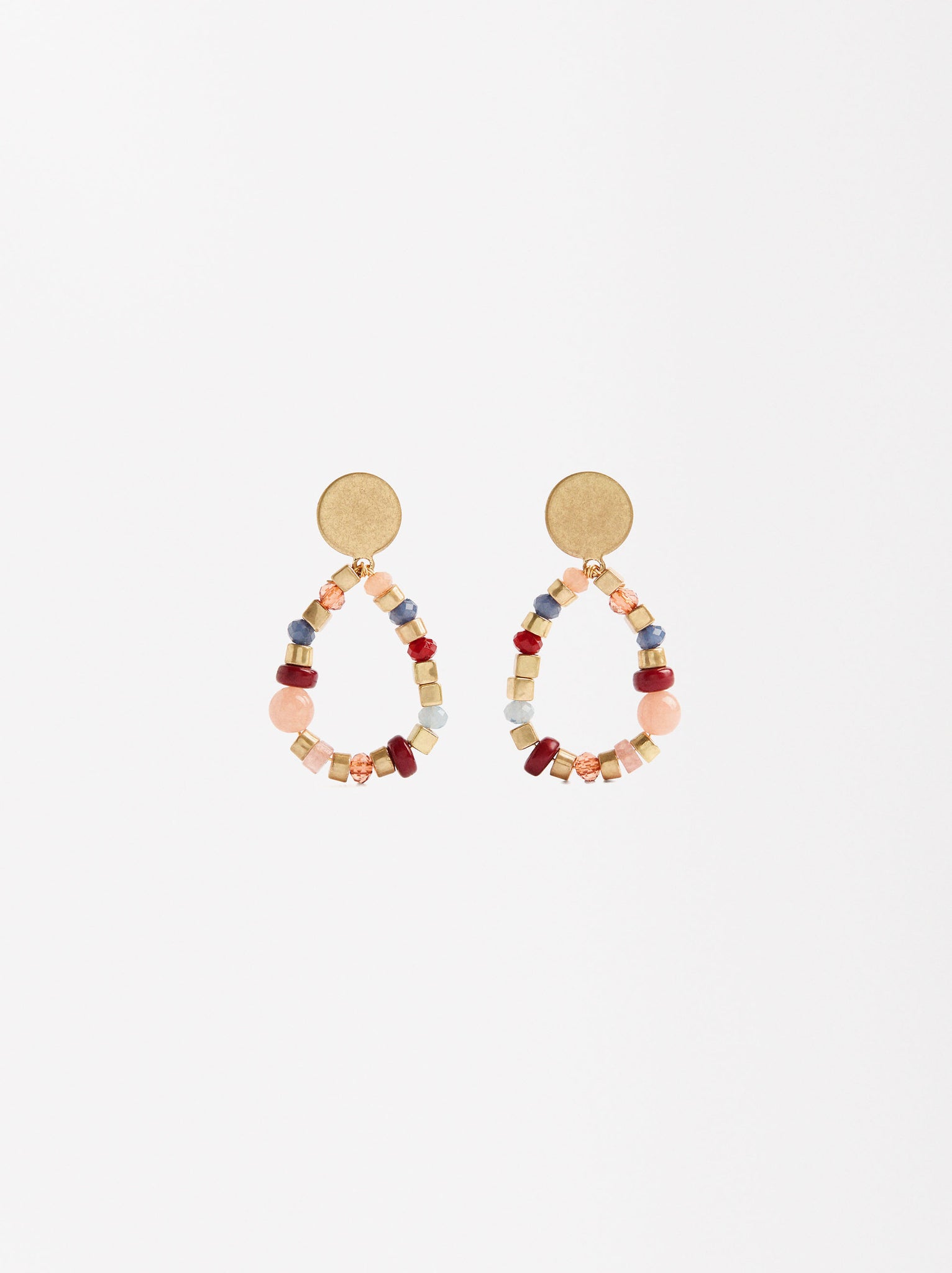 Multicolored Bead Earrings