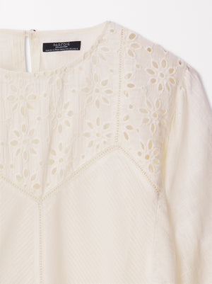 Cotton Shirt With Embroidery