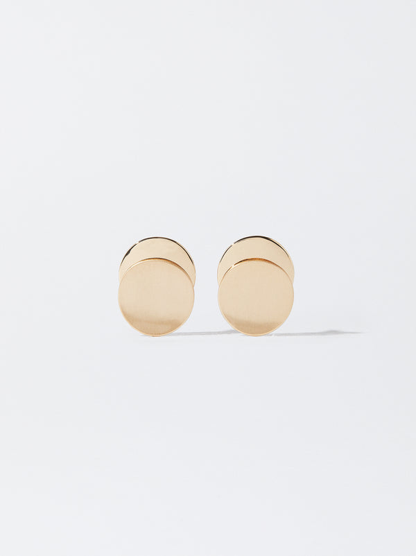 Earrings With Matte Effect