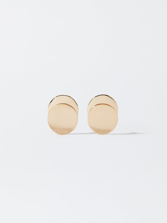 Earrings With Matte Effect