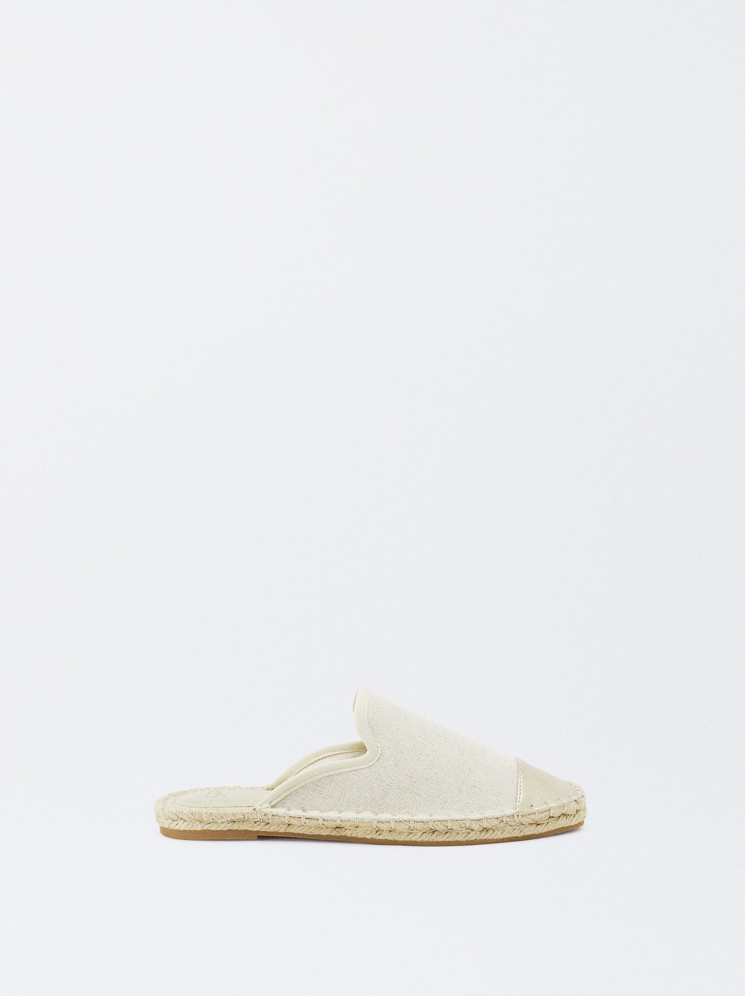 Two-Tone Jute Espadrilles