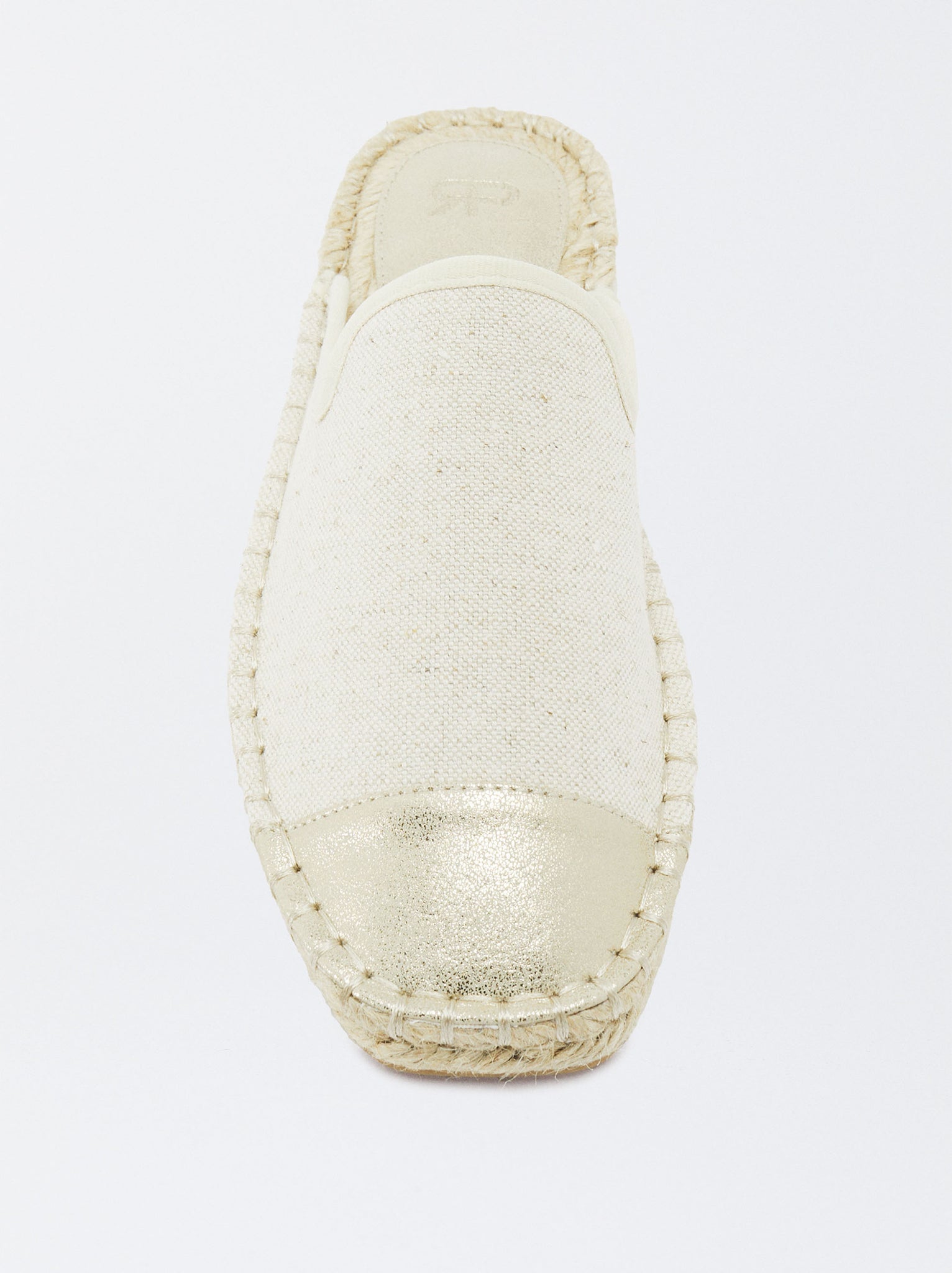 Two-Tone Jute Espadrilles