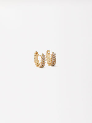 Earrings With Zirconia