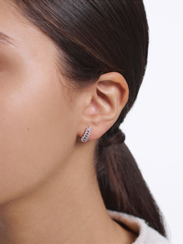 Earrings With Zirconia