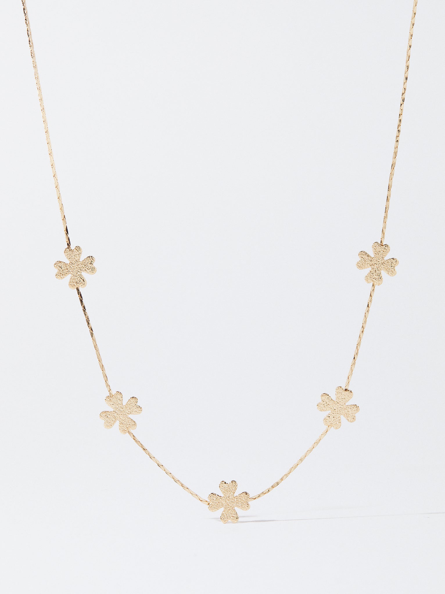 Golden Shamrock Necklace