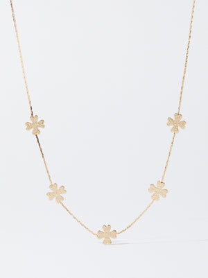 Golden Shamrock Necklace