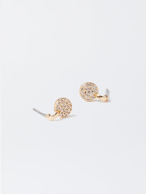 Short Zirconia Earrings