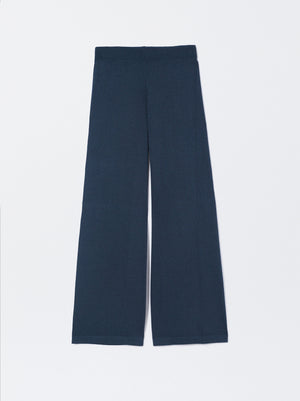 Loose-Fitting Trousers With Elastic Waistband