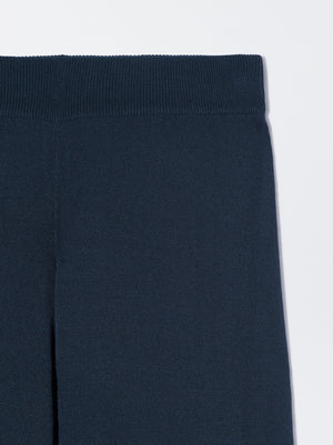 Loose-Fitting Trousers With Elastic Waistband