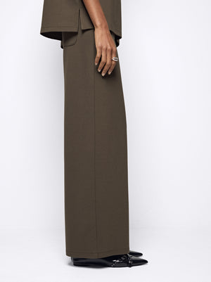 Wide Tab-Detail Pants