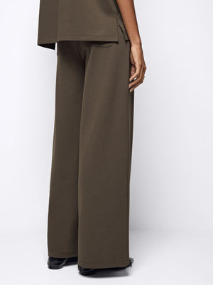 Wide Tab-Detail Pants