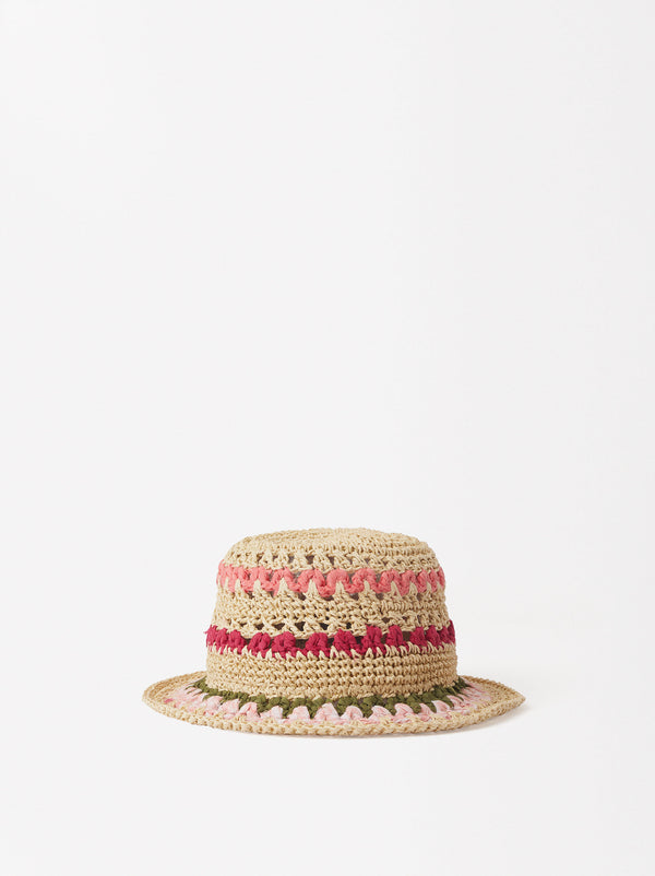 Straw Bucket Hat