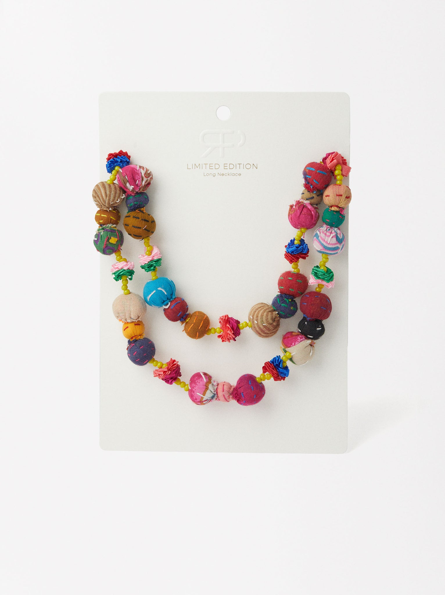 Multicolored Recycled Cotton Necklace - Limited Edition