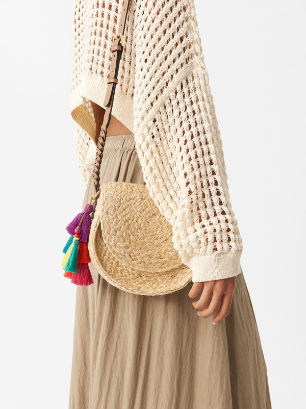 Straw Crossbody Bag