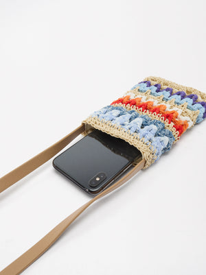 Straw-Effect Phone Case