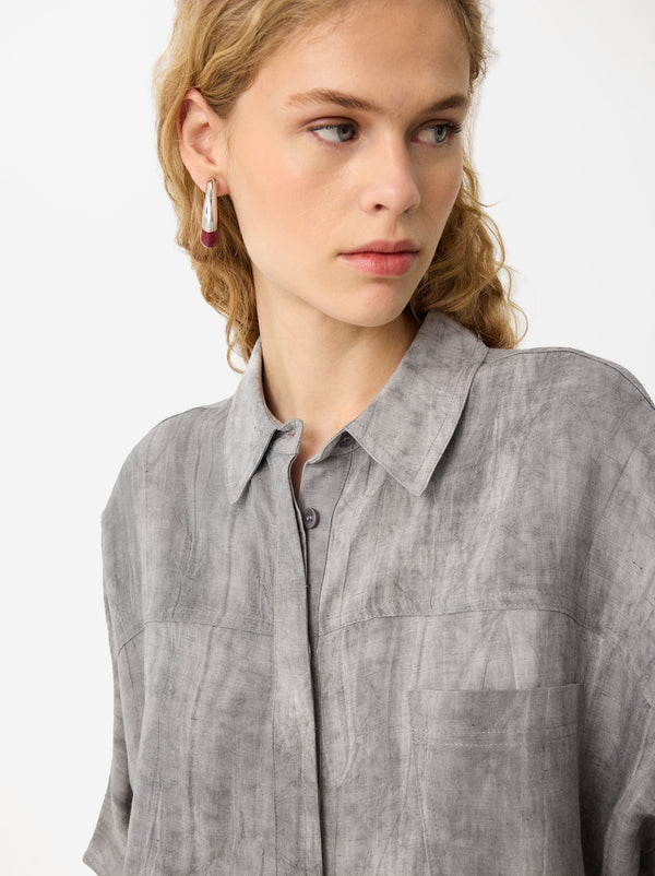 Loose-Fitting Printed Shirt