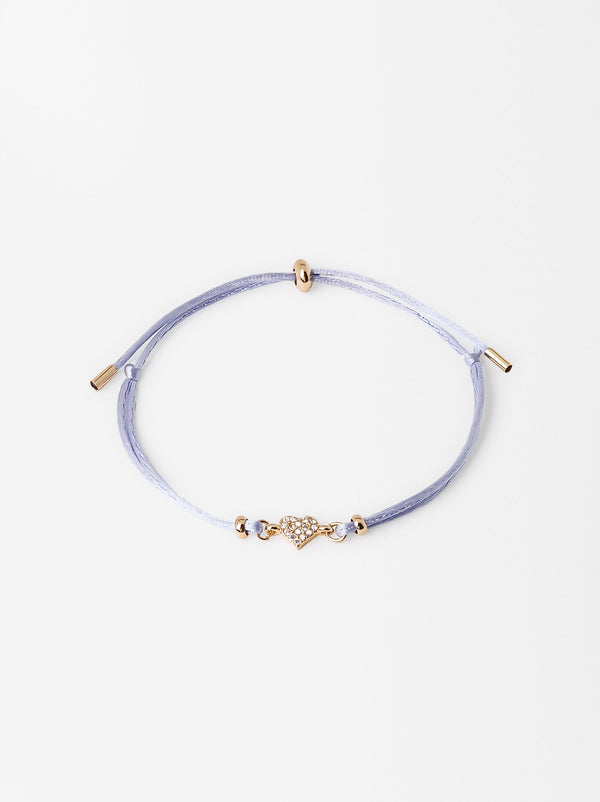 Adjustable Bracelet With Heart