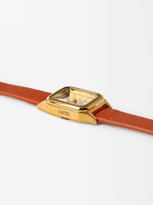 Personalized Square Case Watch