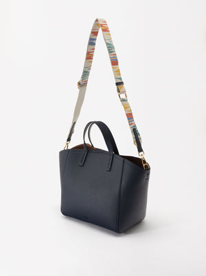 Tote Bag With Interchangeable Straps