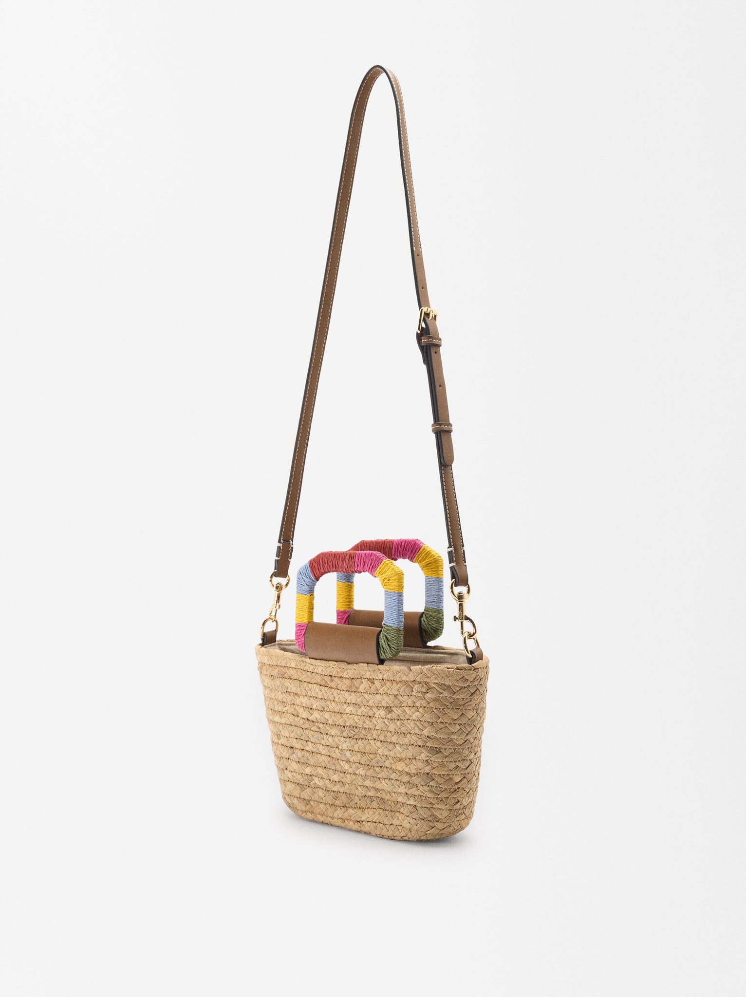 Straw Effect Tote Bag