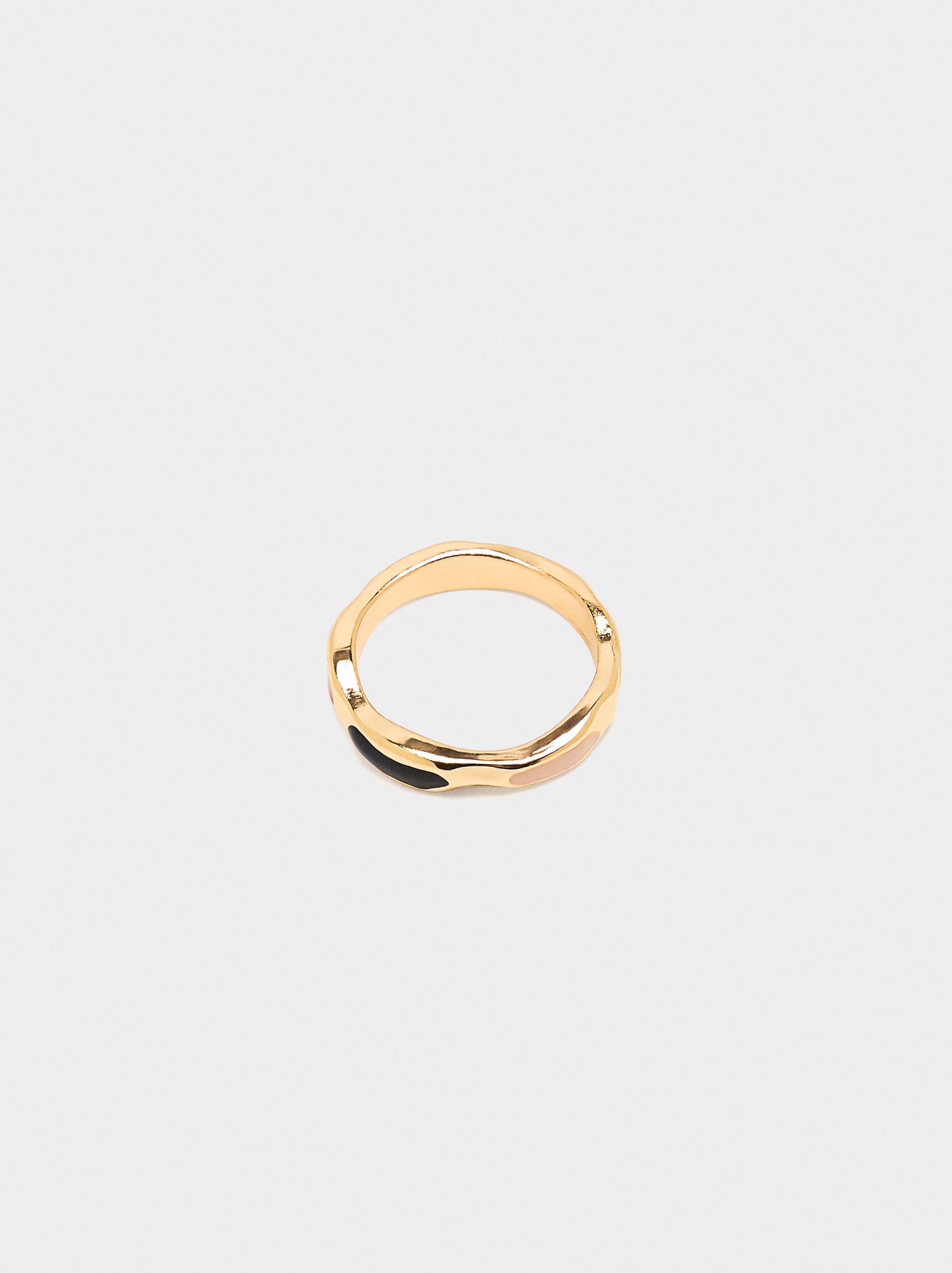 Irregular Ring With Multicolor Details
