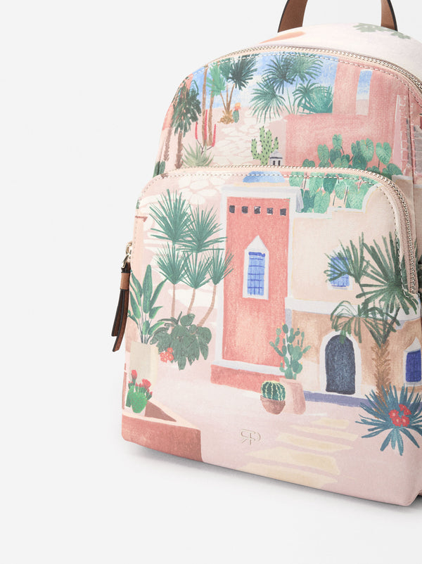 Printed Backpack