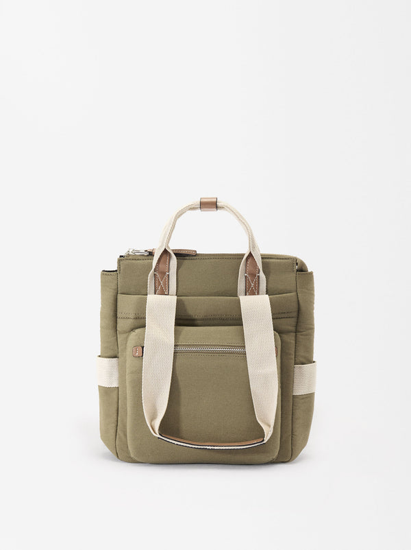 Canvas Backpack Multifunction Straps