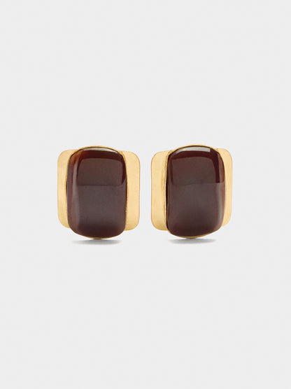 Maxi Rectangular Earrings
