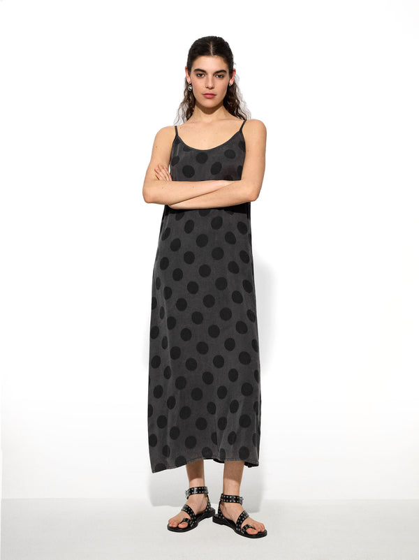 Polka Dot Strappy Dress