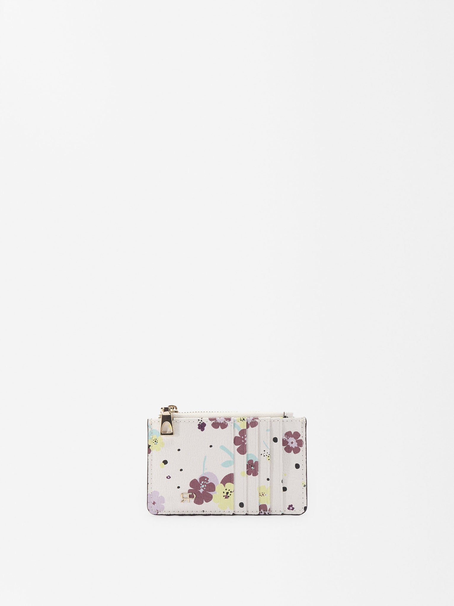 Floral Print Card Holder