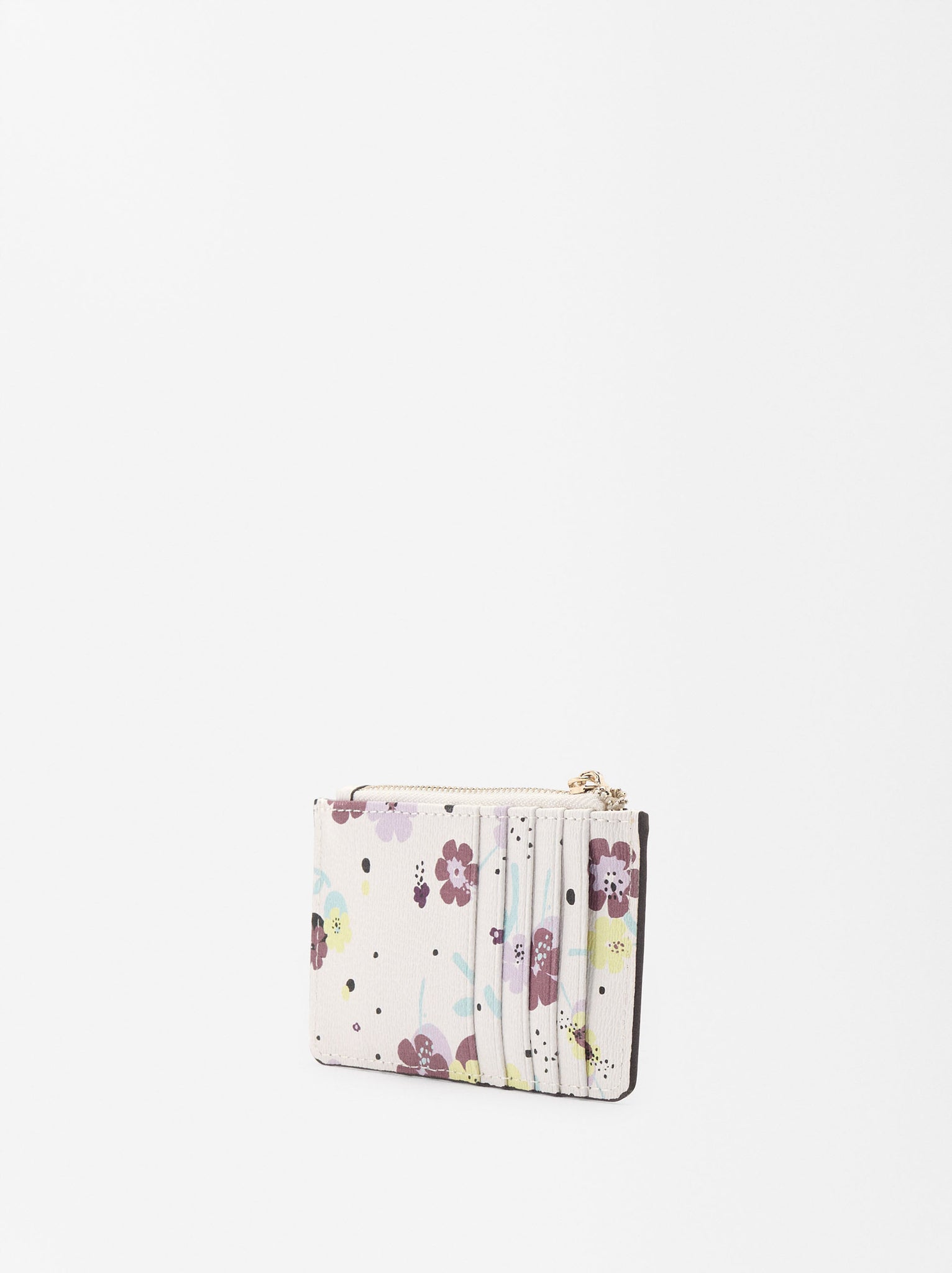 Floral Print Card Holder