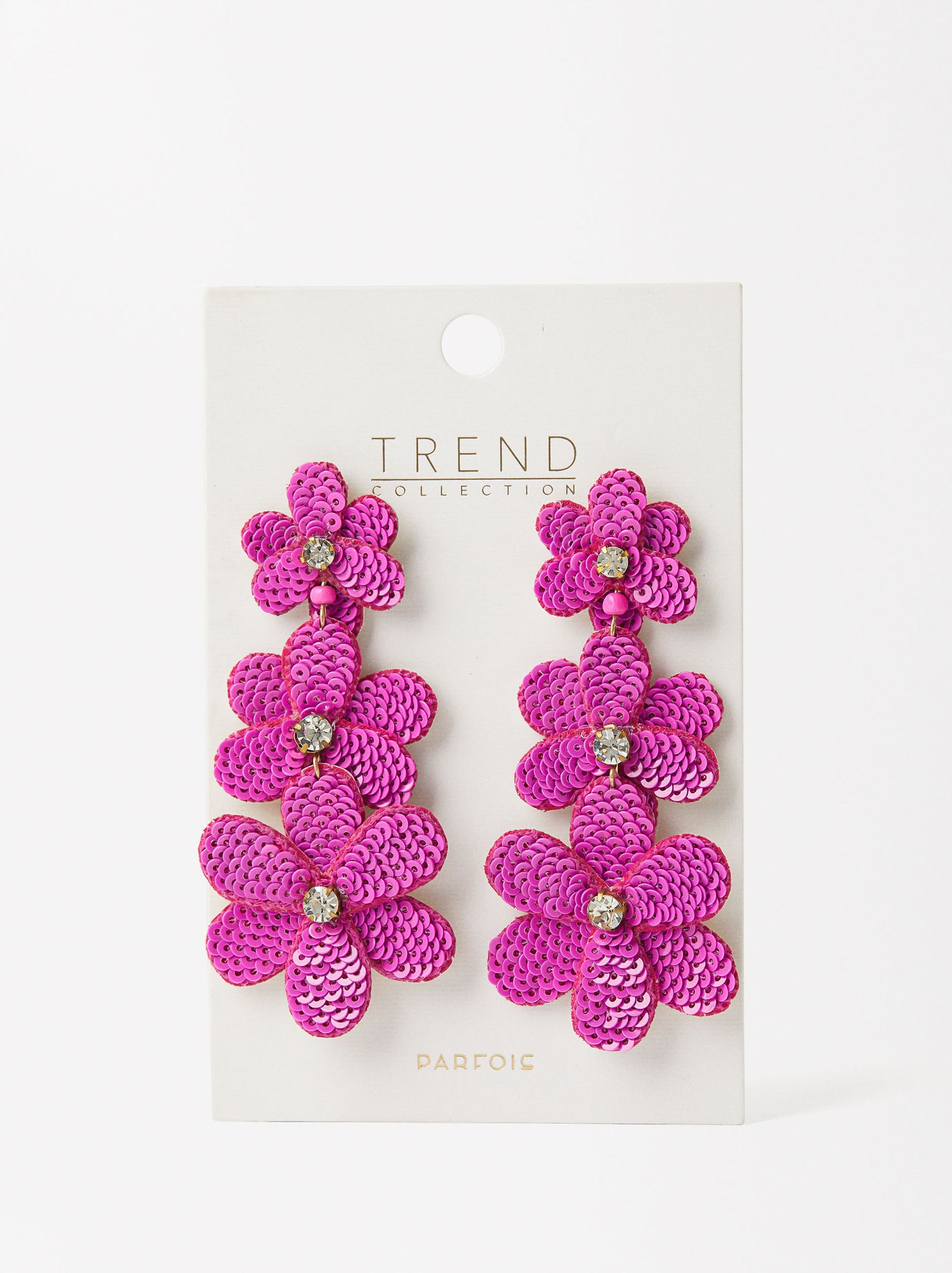 Long Flower Earrings