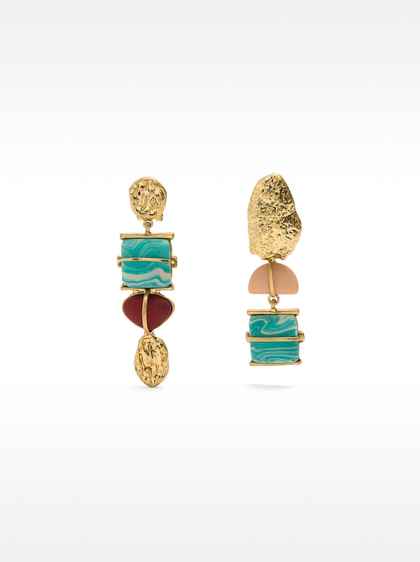 Maxi Asymmetric Earrings